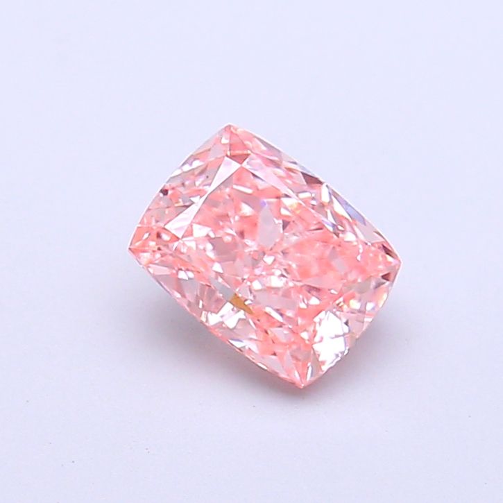 0.95 CT Fancy Vivid Pink CUSHION MODIFIED