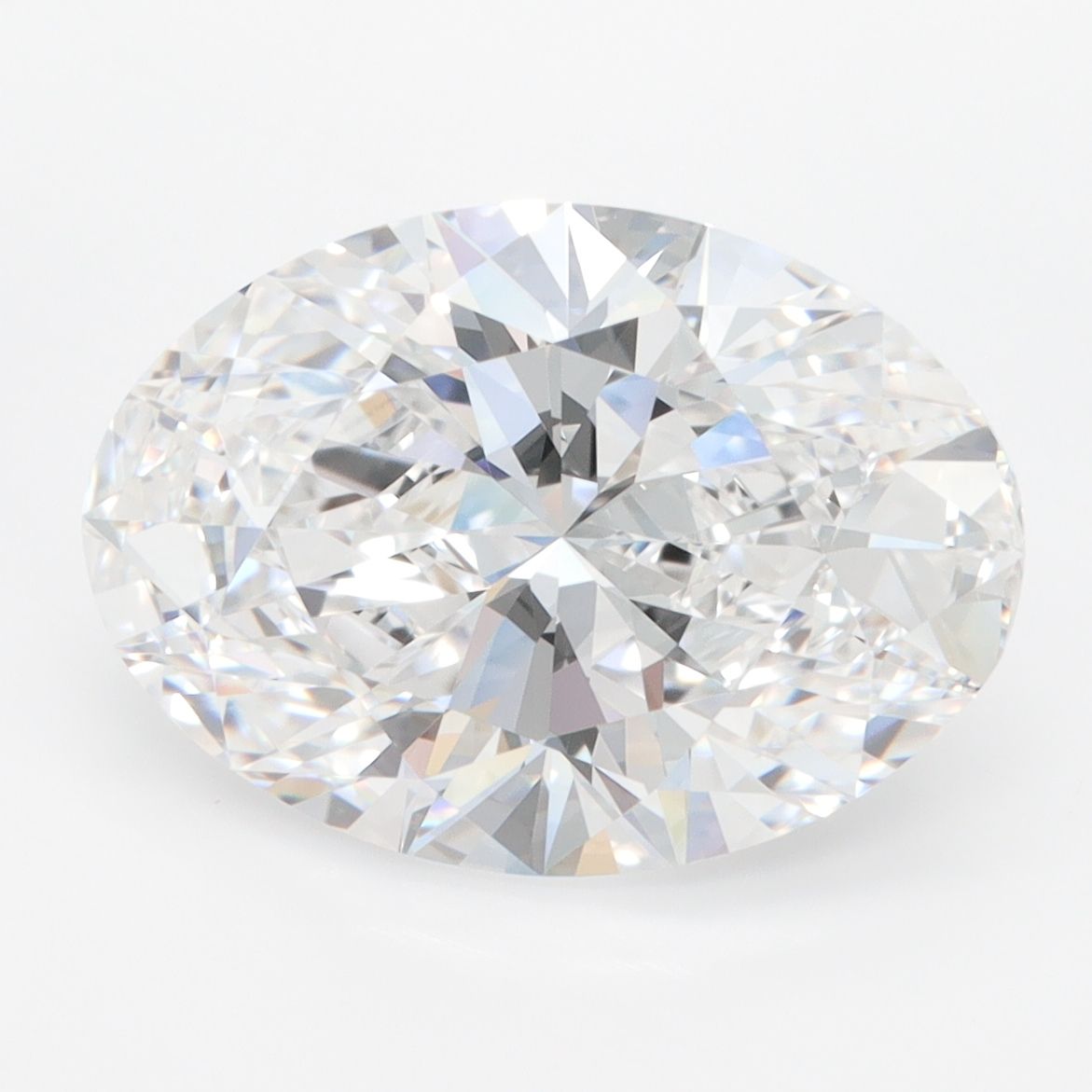 5.30 ct. oval Lab Grown Diamond front image
