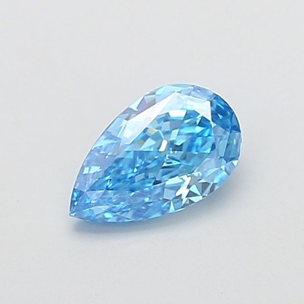 1.01 CT Fancy Vivid Blue PEAR