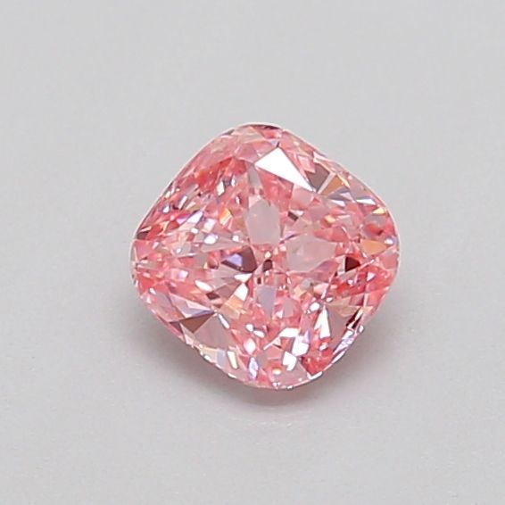 0.42 CT Fancy Vivid Pink CUSHION MODIFIED