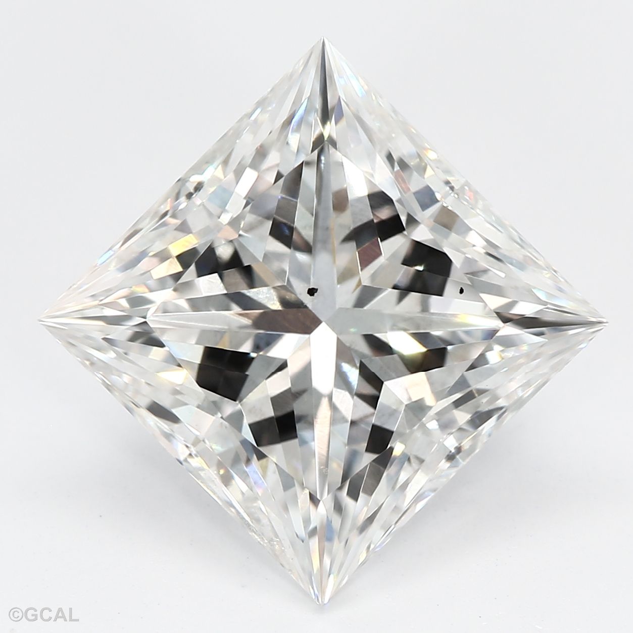 3.25 ct. princess Lab Grown Diamond front image