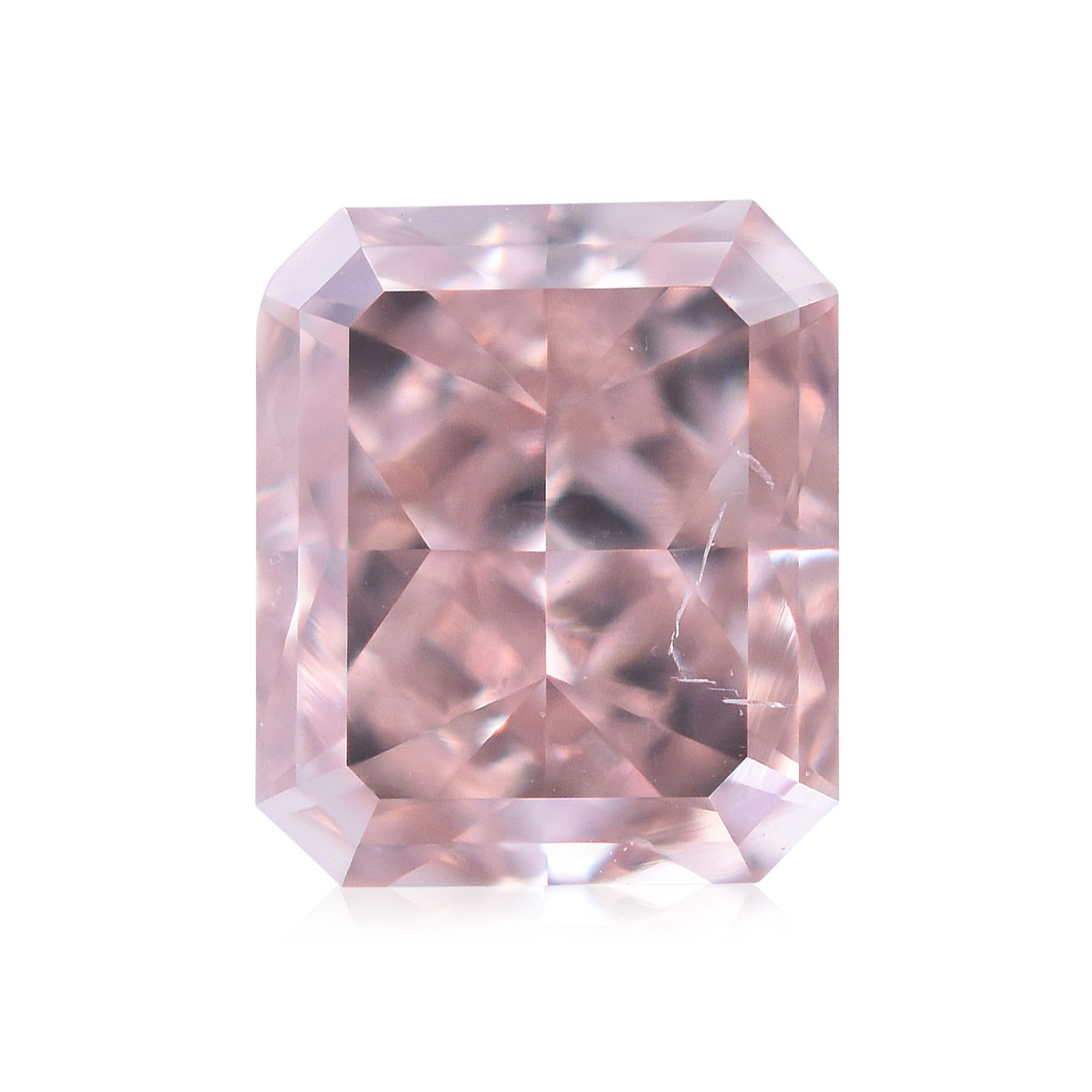 Diament 0.36 ct Fancy Orangey Pink/SI1