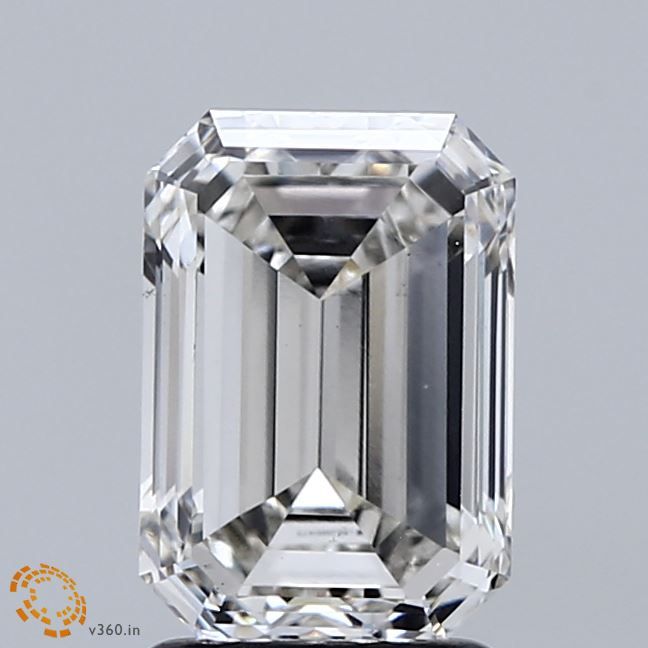 2.13 ct. emerald Lab Grown Diamond front image