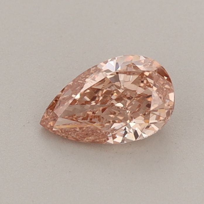 0.51 CT Fancy Orangey Brown PEAR