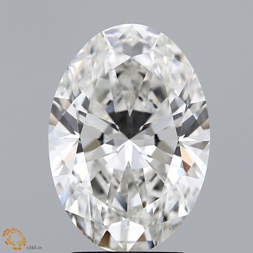 3.29 ct. oval Lab Grown Diamond front image