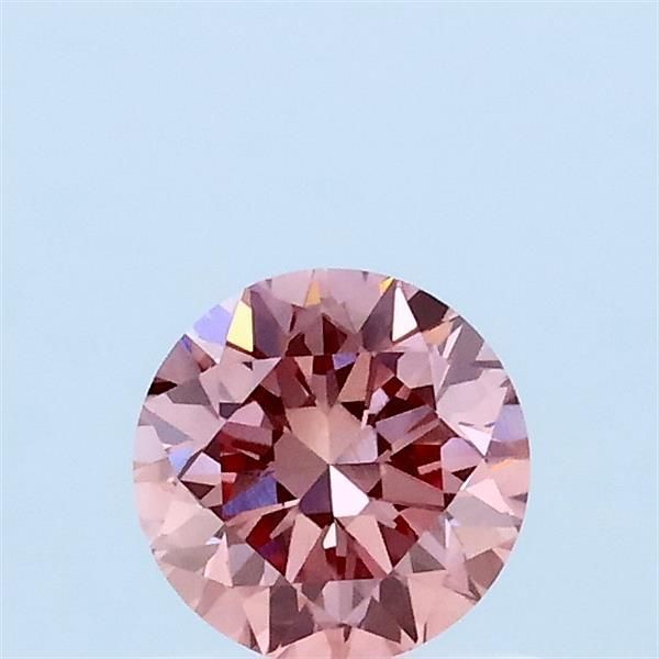 0.54 CT Fancy Intense Brownish Pink ROUND