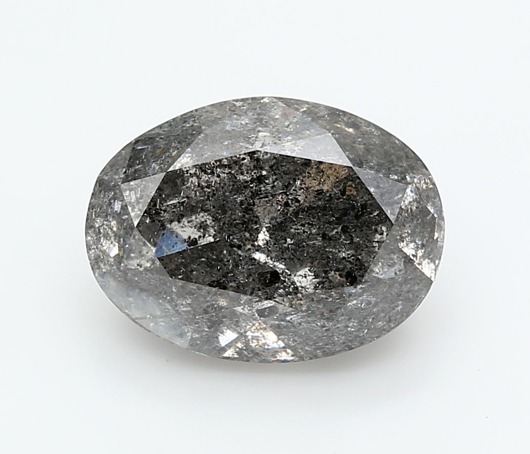 Diament 6.81 ct Fancy Gray/I2