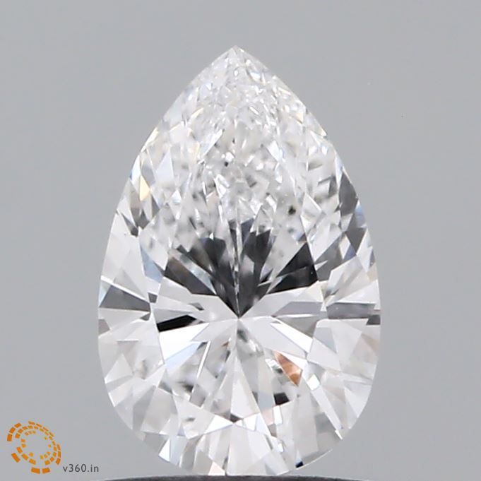 0.61 ct lab-grown Pear Diamond