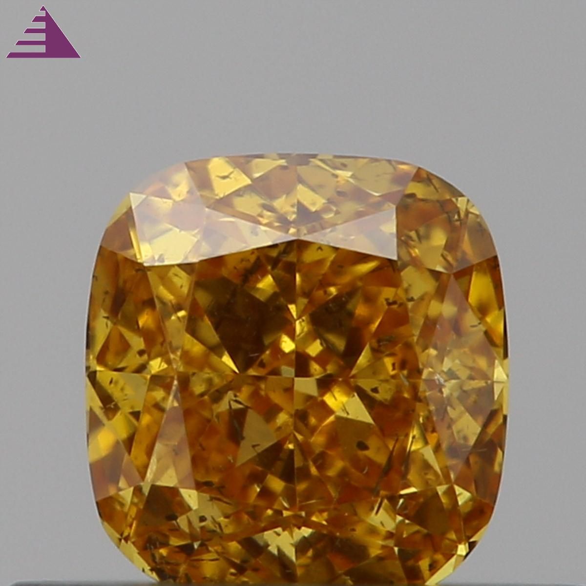Diament 0.35 ct Fancy Intense Orange Yellow/I1