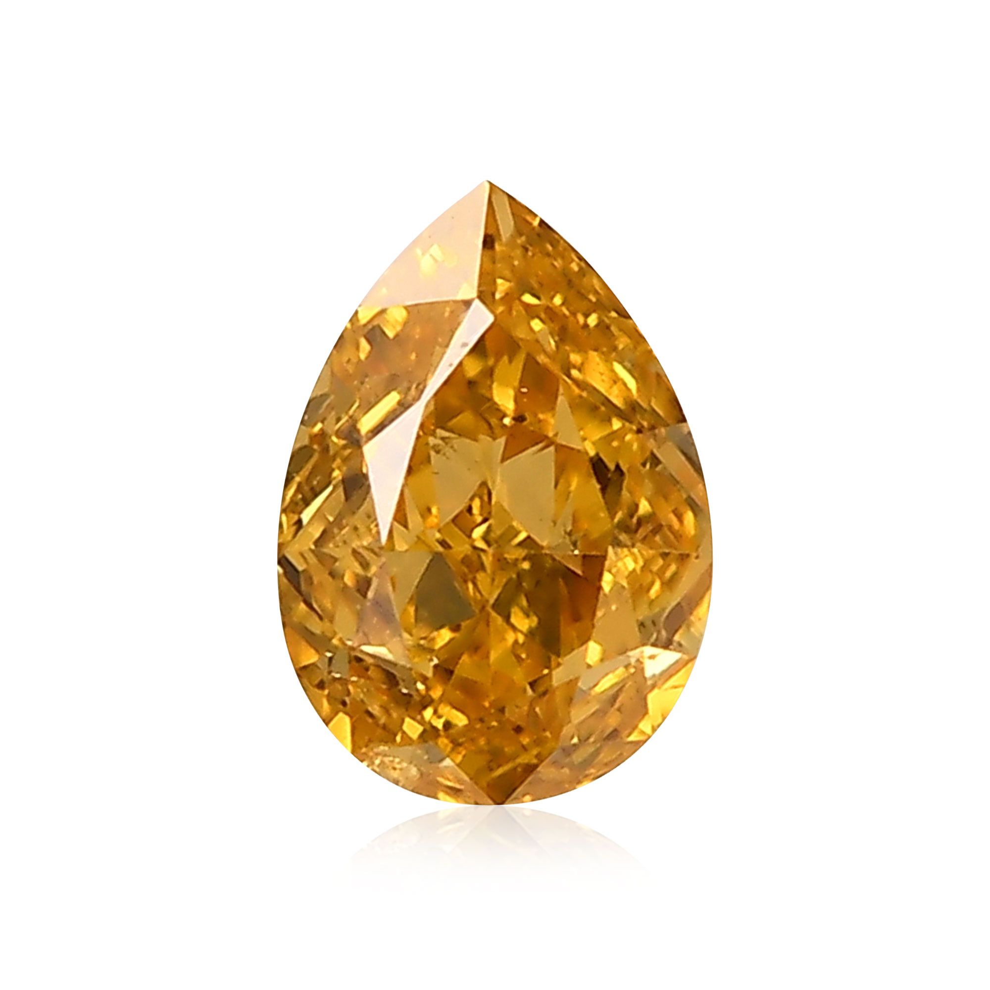 Diament 0.24 ct Fancy Intense Yellow Orange/SI2