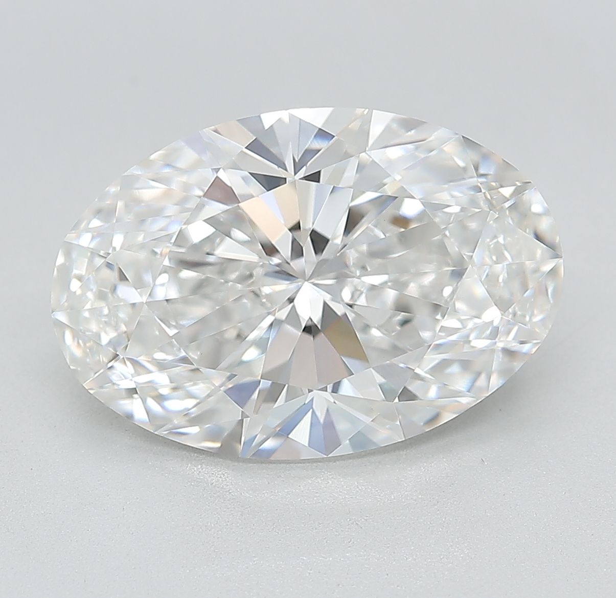 5.63 ct. oval Lab Grown Diamond front image