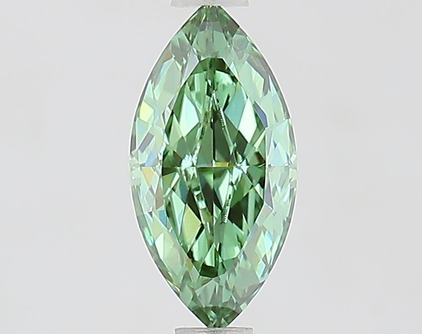 1.0 CT Fancy Vivid Green MARQUISE