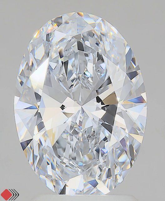 2.70 ct. oval Lab Grown Diamond front image