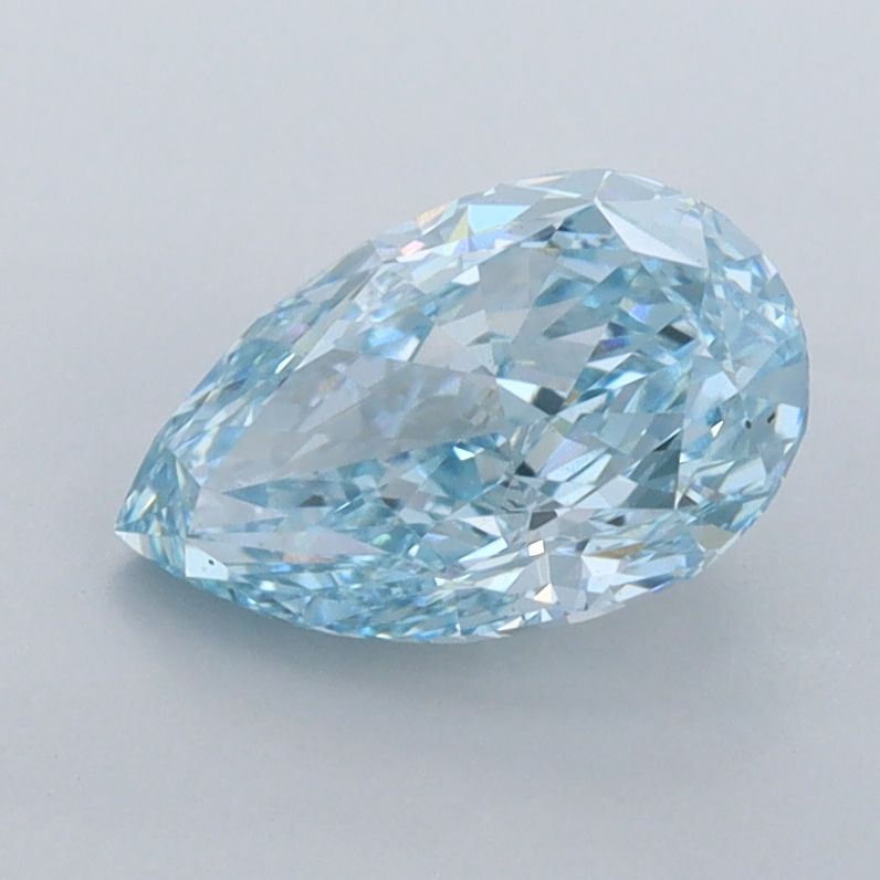1.5 CT Fancy Vivid Blue PEAR