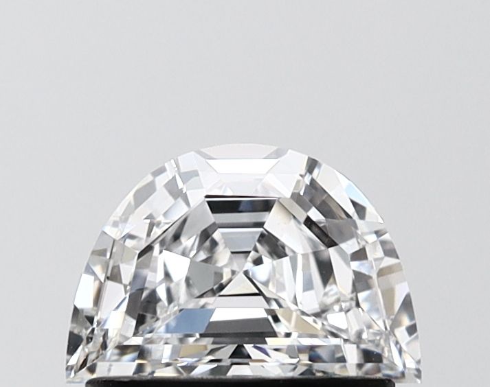 1.01 ct lab-grown Half moon Diamond