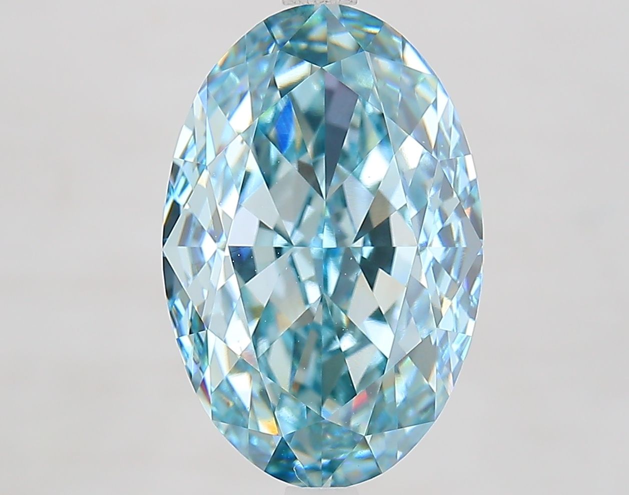 7.10 ct. oval Lab Grown Diamond front image