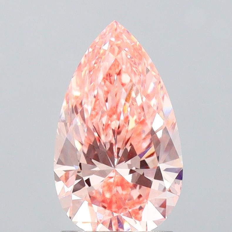 2.0 CT Fancy Vivid Pink PEAR