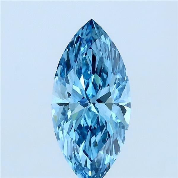 1.0 CT Fancy Vivid Blue MARQUISE