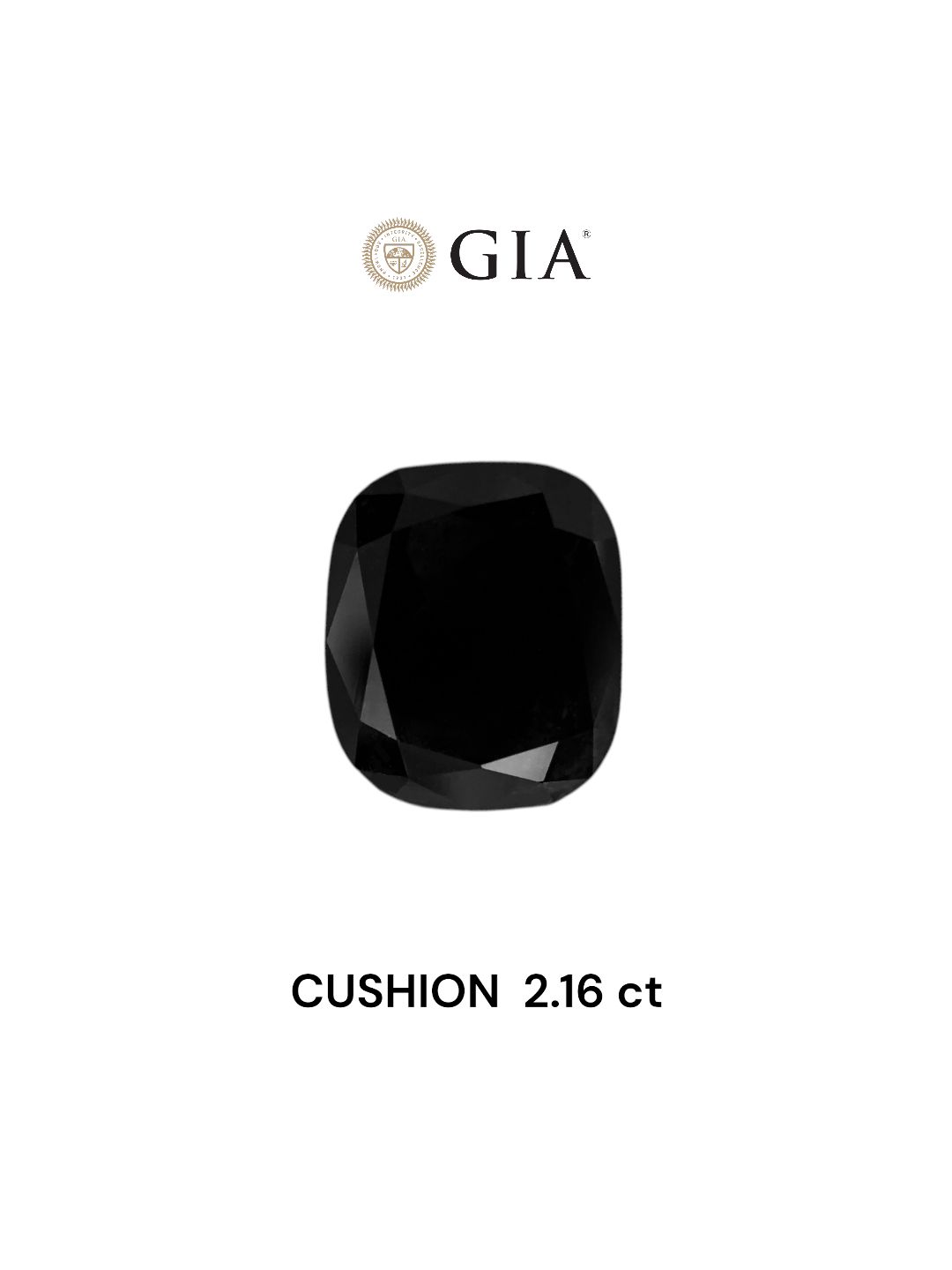 2.16 ct Cushion Brilliant diamond