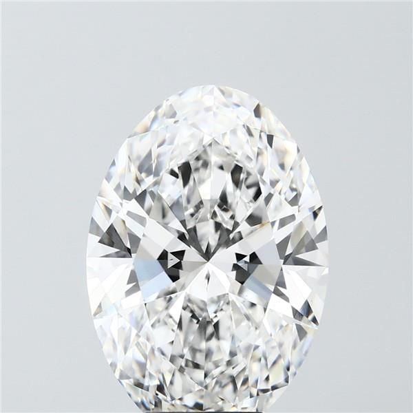 6.09 ct. oval Lab Grown Diamond front image