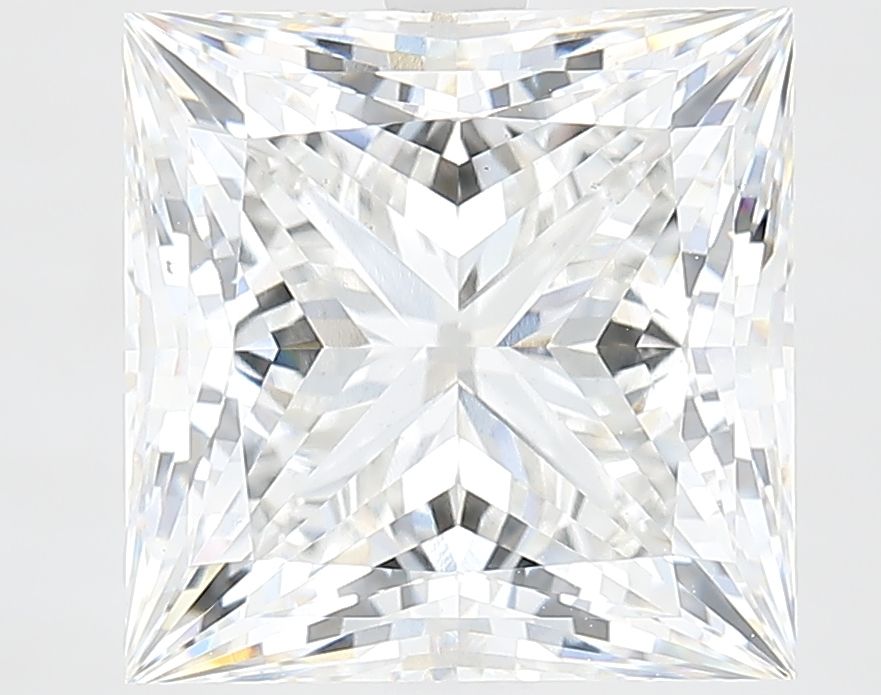 6.03 ct. princess Lab Grown Diamond front image