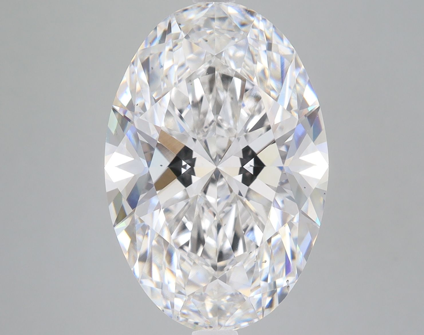 7.06 ct. oval Lab Grown Diamond front image