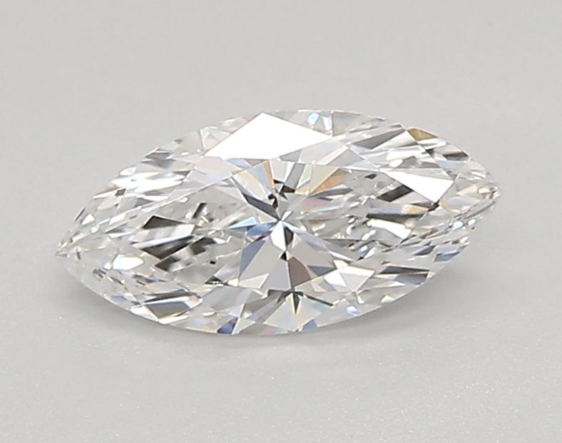 0.59 Carati E VVS1 Marquise Laboratorio Diamante