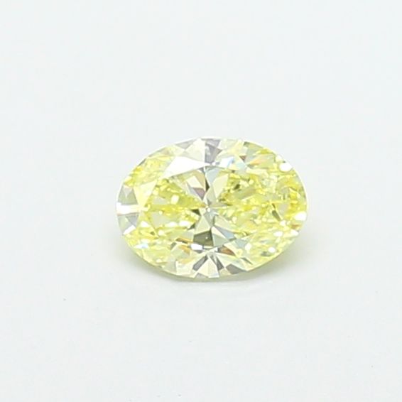 0.35 CT Fancy Light Yellow OVAL