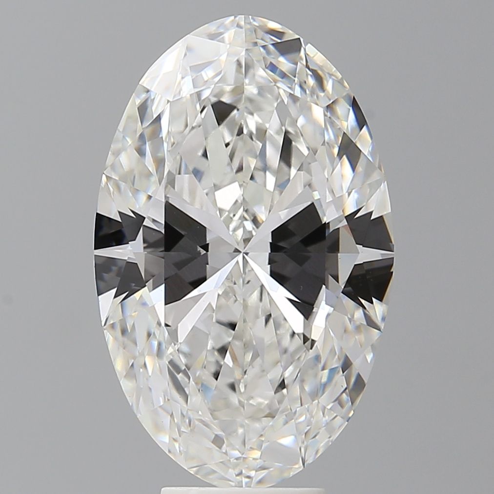 7.58 ct. oval Lab Grown Diamond front image