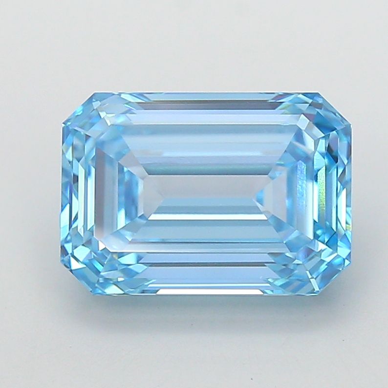 7.09 ct. emerald Lab Grown Diamond front image