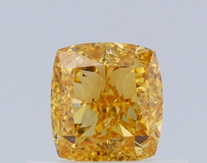 Diament 0.5 ct Fancy Vivid Orangey Yellow/VS2