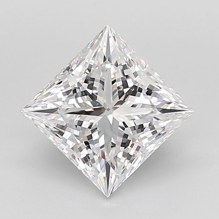 3.87 ct. princess Lab Grown Diamond front image