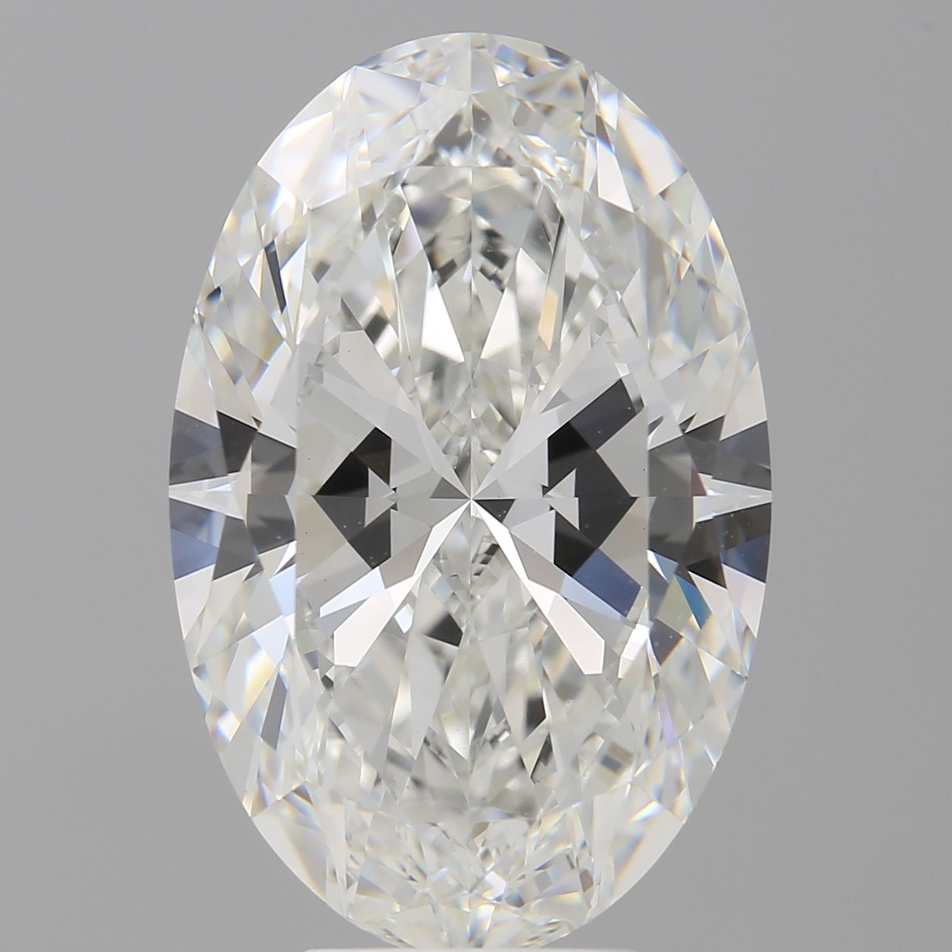 7.03 ct. oval Lab Grown Diamond front image