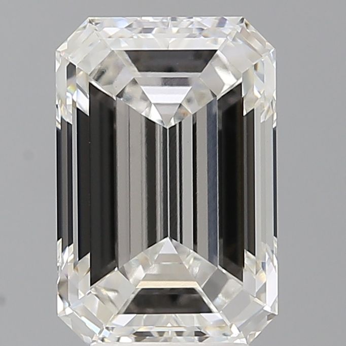 4.53 ct. emerald Lab Grown Diamond front image