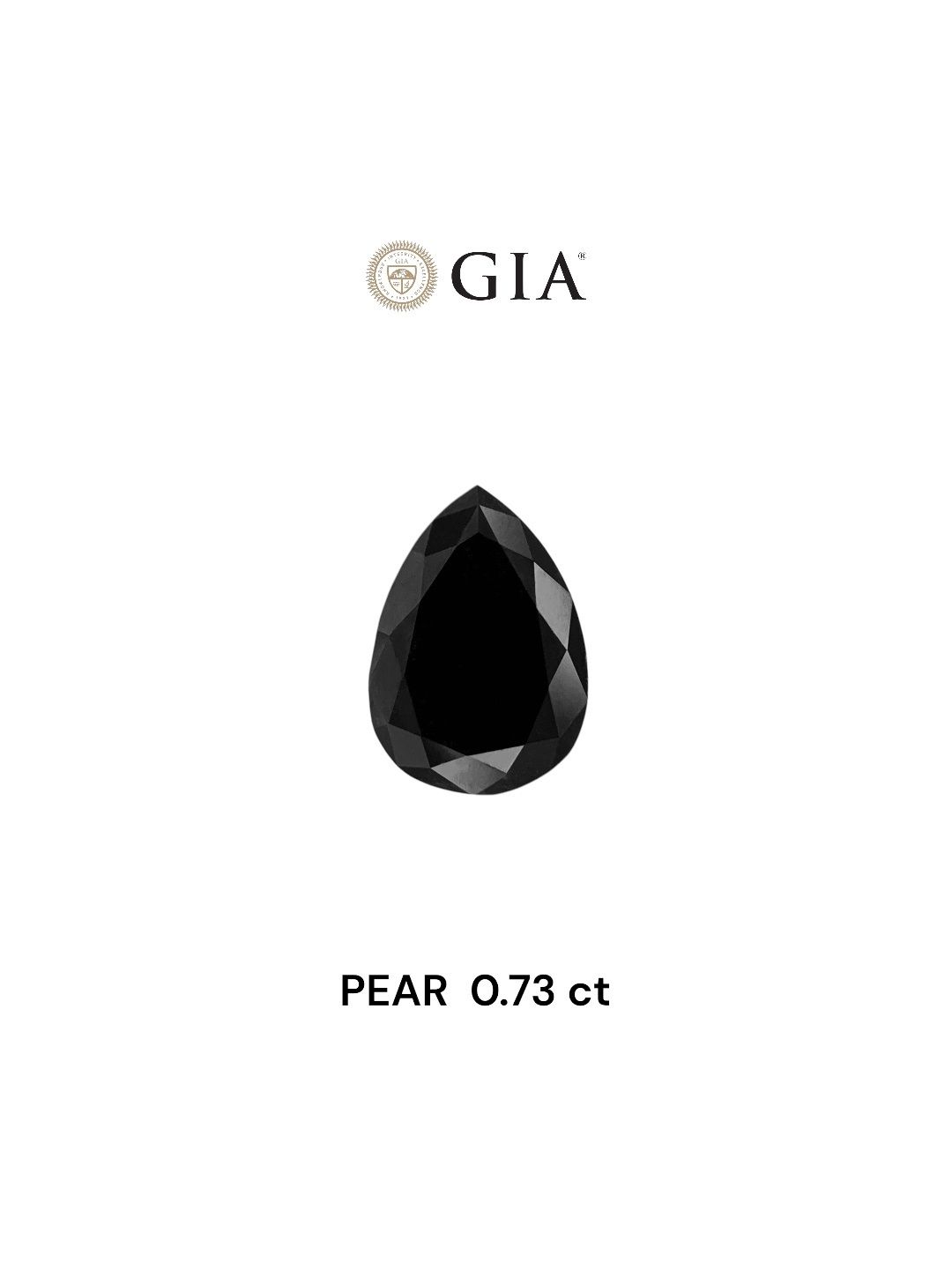 0.73 ct Pear diamond