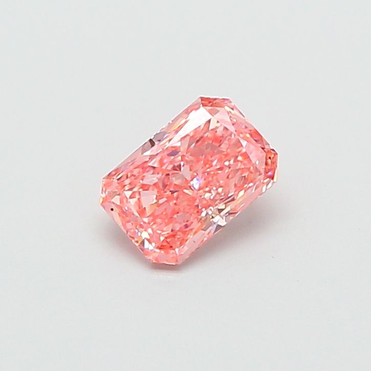 1.1 CT Fancy Vivid Orangey Pink RADIANT