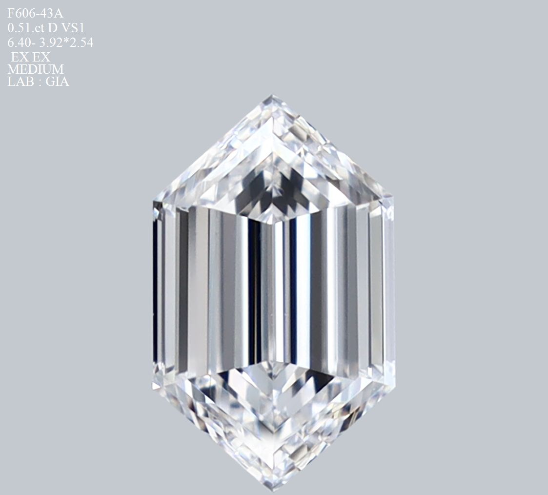 0.51 ct Hexagonal Diamond
