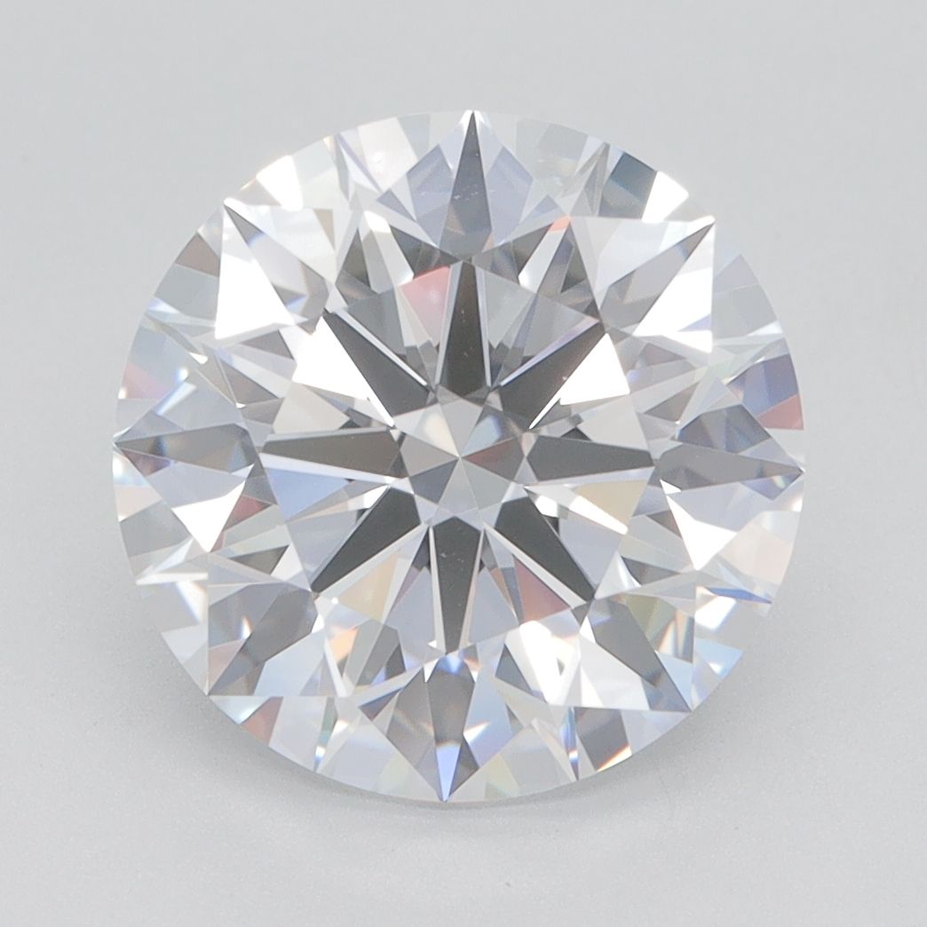 Diamant Rond 4.70 ct - Couleur D - Pureté VVS1