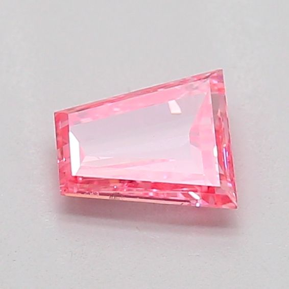 0.29 CT Fancy Intense Pink TAPERED BAGUETTE