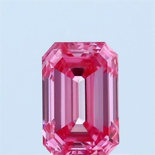 0.73 CT Fancy Vivid Pink EMERALD