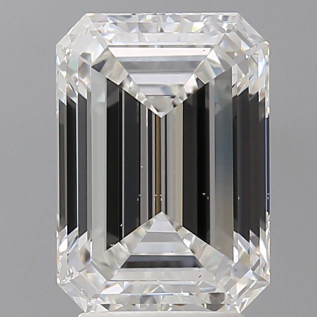 3.90 ct. emerald Lab Grown Diamond front image