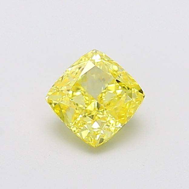 1.08 CT Fancy Intense Yellow CUSHION MODIFIED