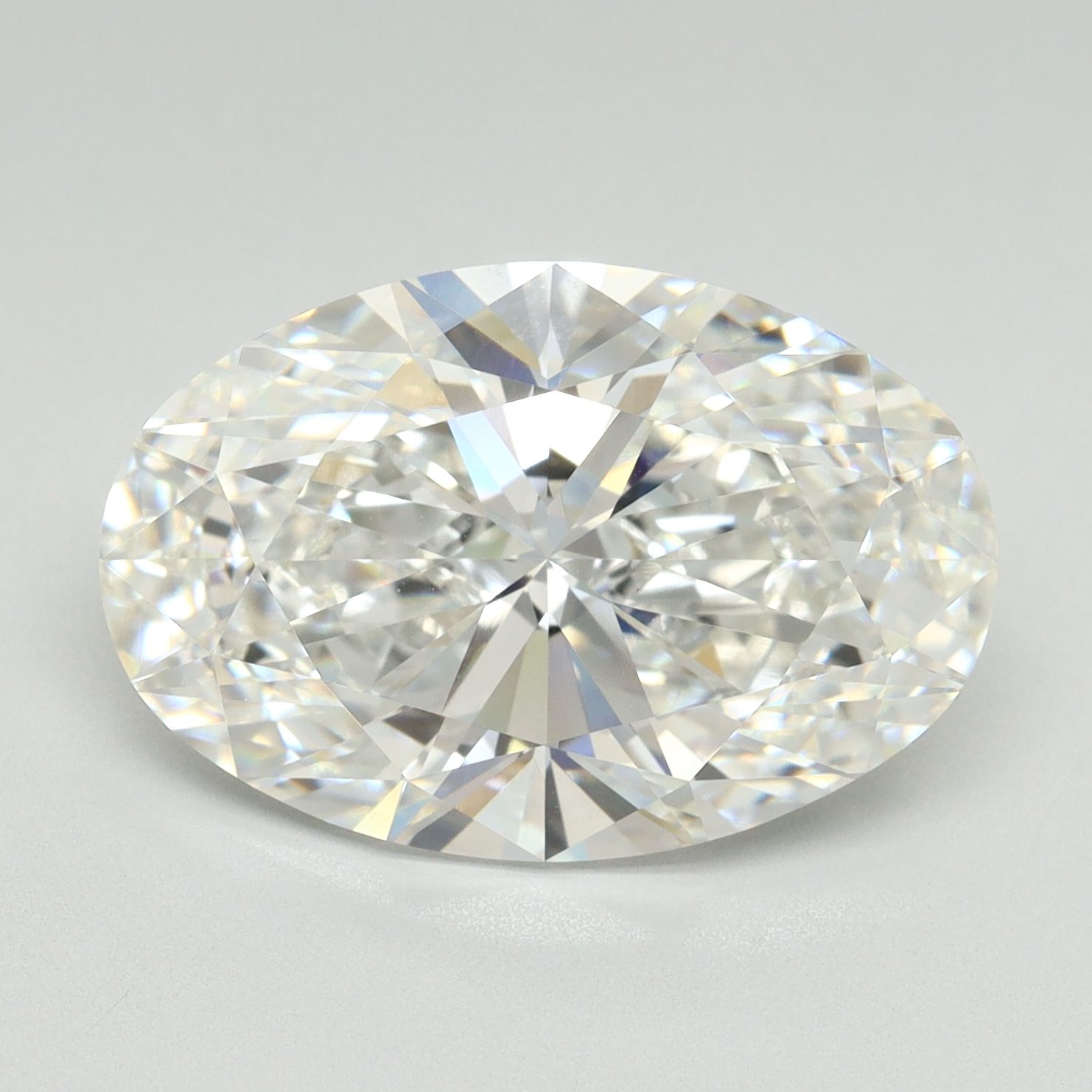 7.15 ct. oval Lab Grown Diamond front image