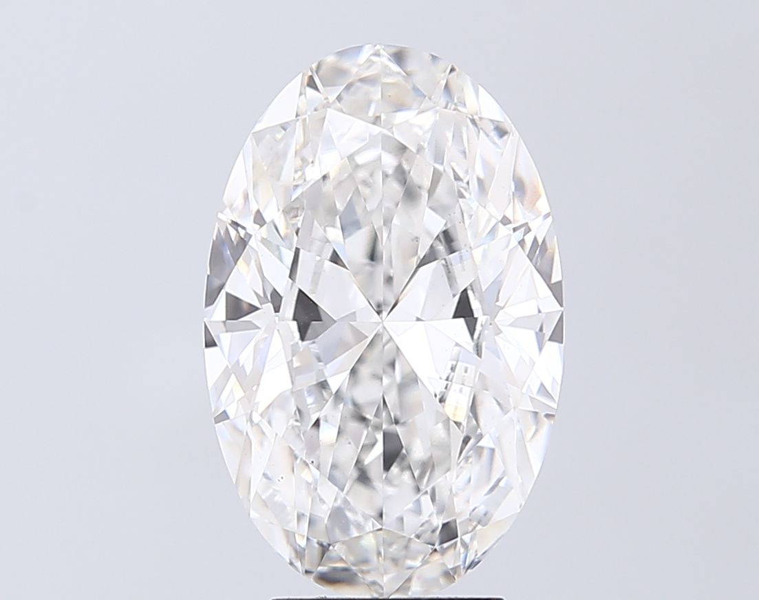 5.00 ct. oval Lab Grown Diamond front image