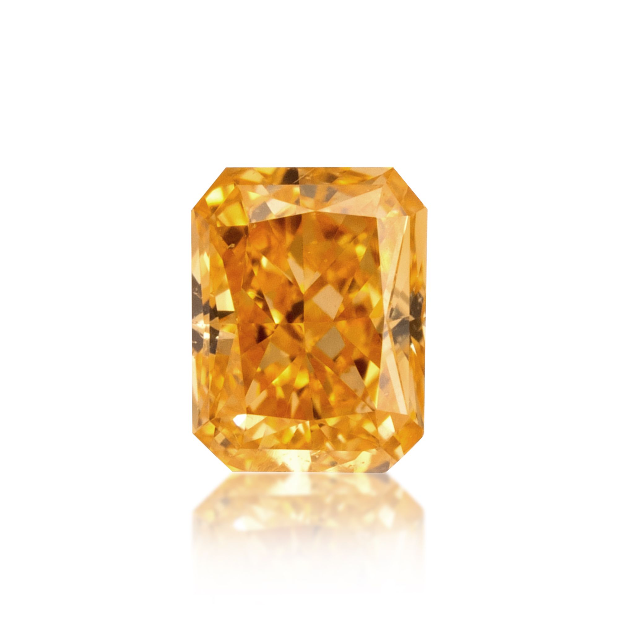 Diament 0.21 ct Fancy Vivid Orange Yellow/SI2
