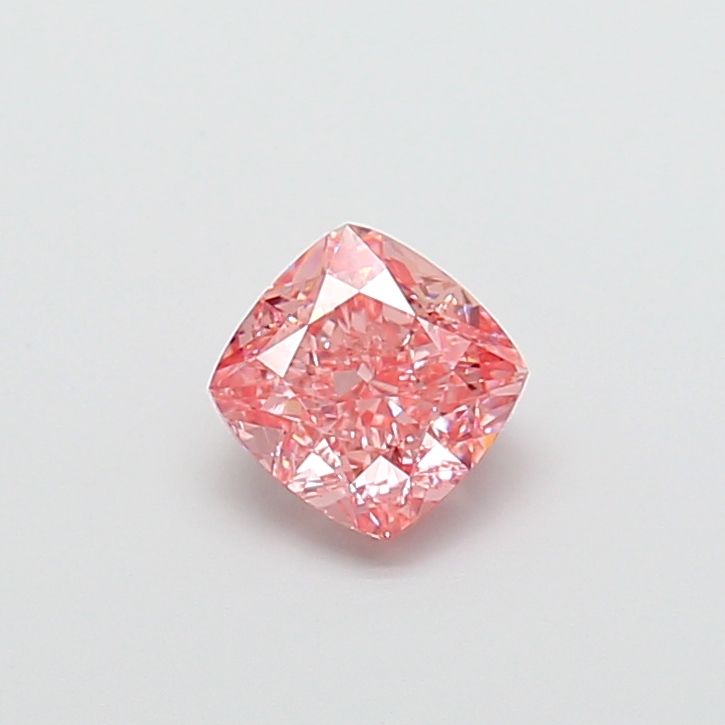 1.52 CT Fancy Vivid Pink CUSHION MODIFIED