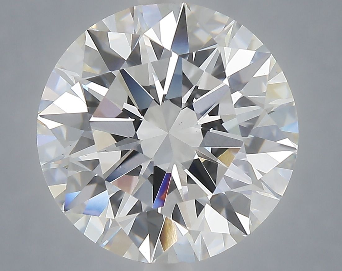7.04 ct. round Lab Grown Diamond front image
