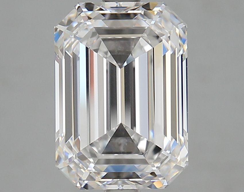Diamant Émeraude 4.07 ct - Couleur D - Pureté VVS2