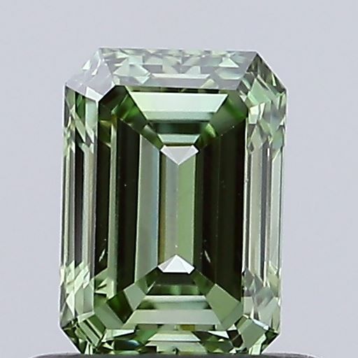 0.53 CT Fancy Vivid Green EMERALD