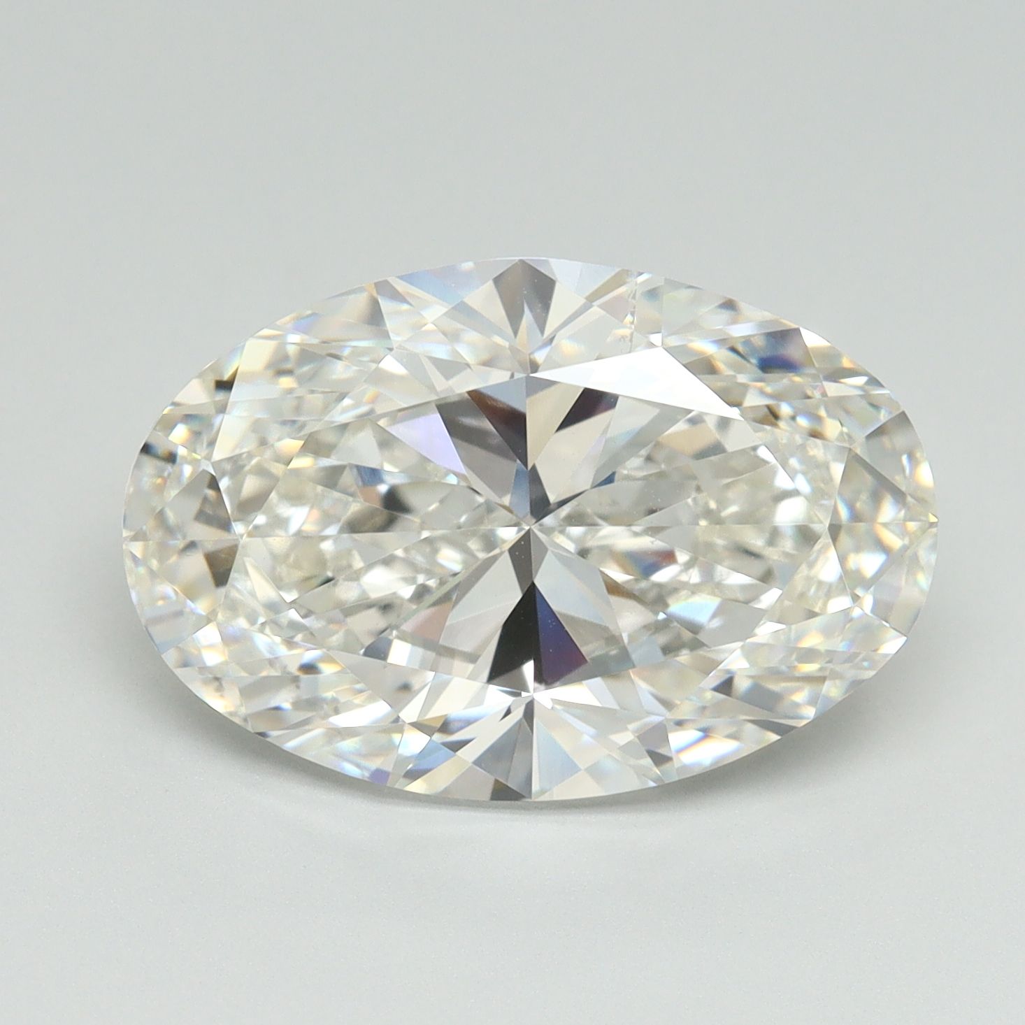 7.02 ct. oval Lab Grown Diamond front image